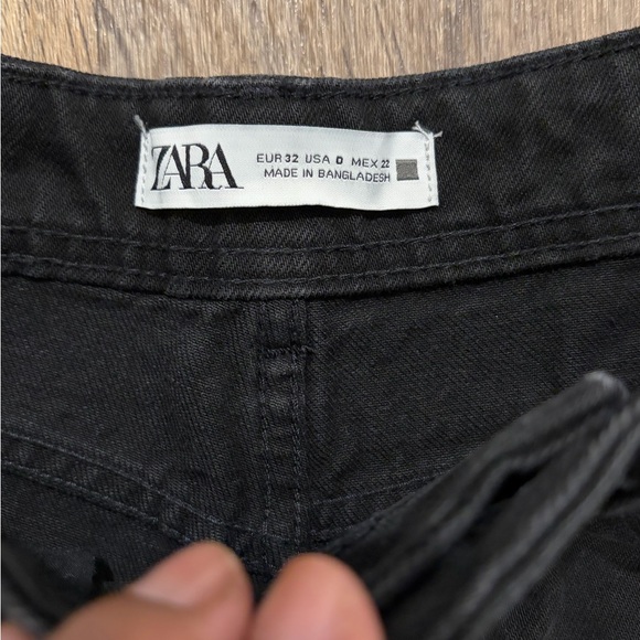 Zara Charcoal Denim Jeans - Picture 3 of 3